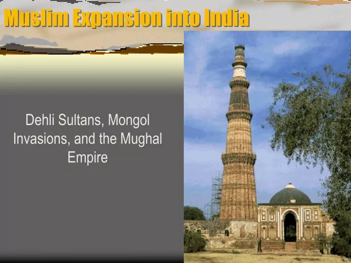 muslim expansion into india