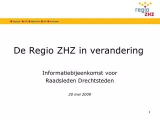 de regio zhz in verandering