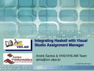 Integrating Haskell with Visual Studio Assignment Manager