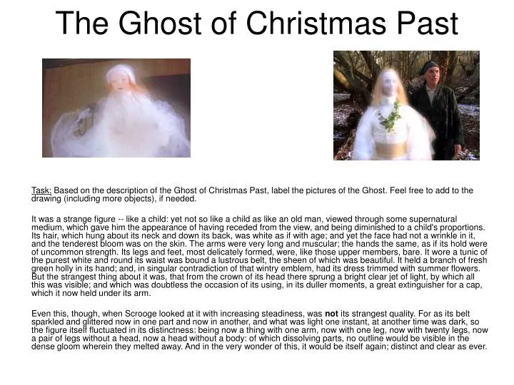 the ghost of christmas past