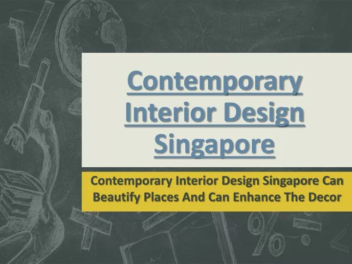 contemporary interior design singapore