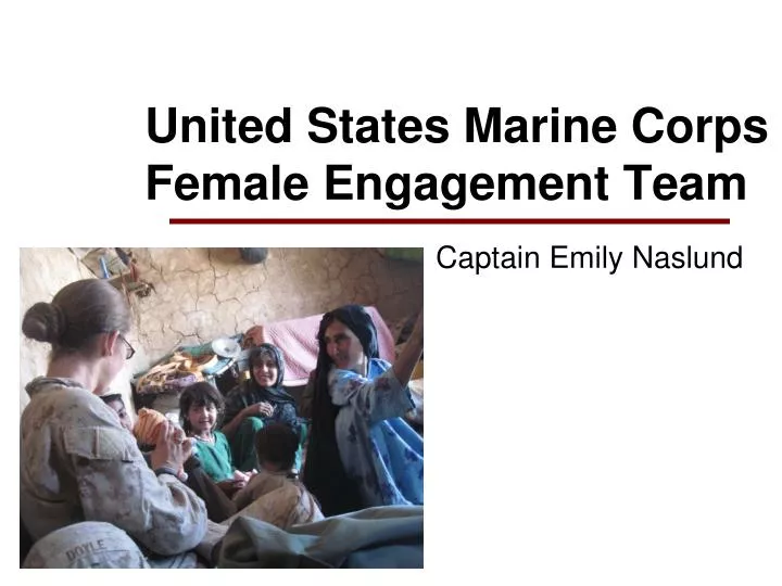 united states marine corps female engagement team