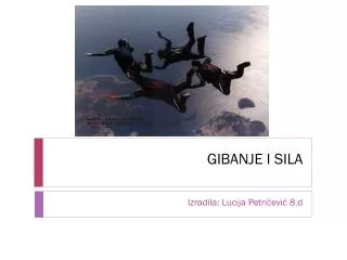 gibanje i sila