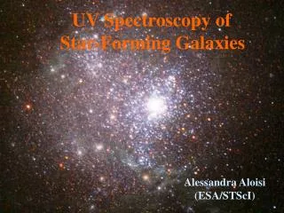 UV Spectroscopy of Star-Forming Galaxies