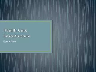 Health Care Infrastructure