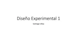 dise o experimental 1