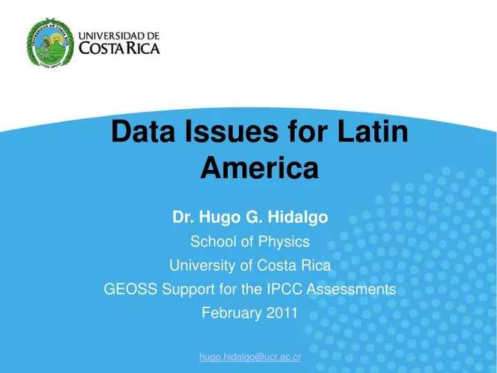 data issues for latin america