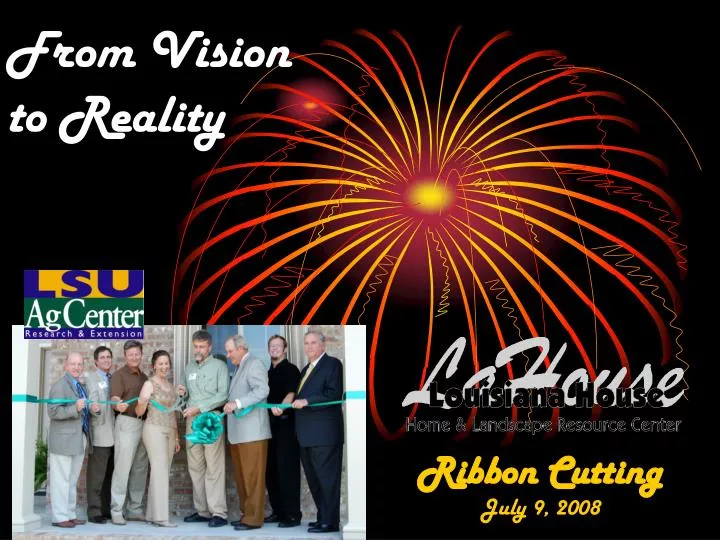 from vision to reality