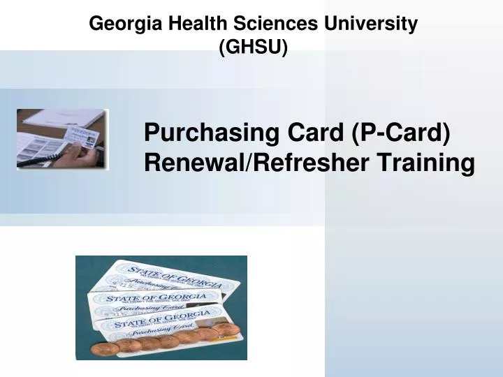 purchasing card p card renewal refresher training