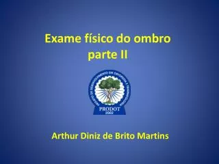 exame f sico do ombro parte ii