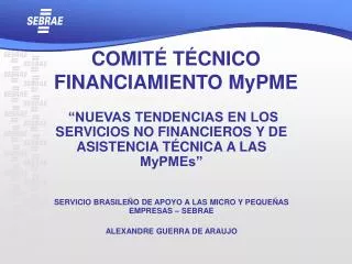 comit t cnico financiamiento mypme
