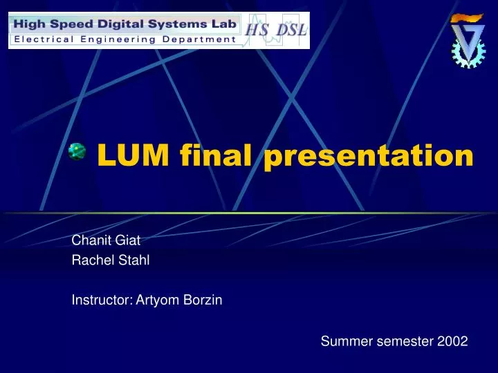 lum final presentation