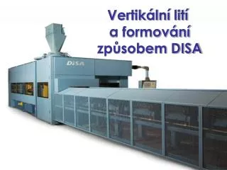 vertik ln lit a formov n zp sobem disa