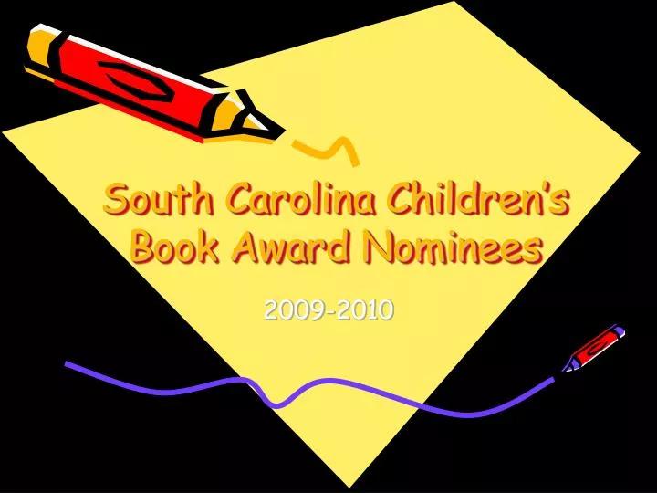 south carolina children s book award nominees