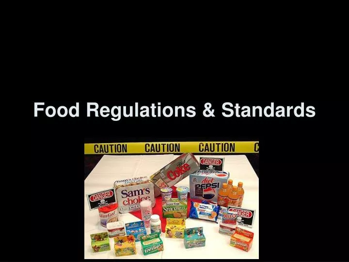 food regulations standards