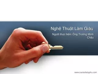 ngh thu t l m gi u