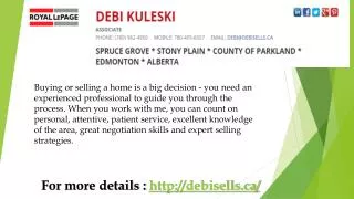 Real Estate Agent Edmonton | Homes for Sale Spruce Grove Alb