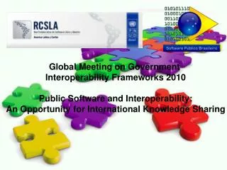 Global Meeting on Government Interoperability Frameworks 2010