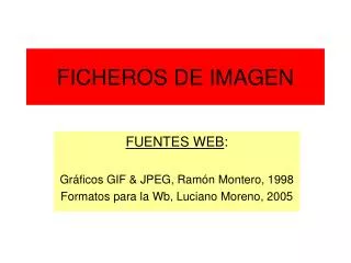 ficheros de imagen