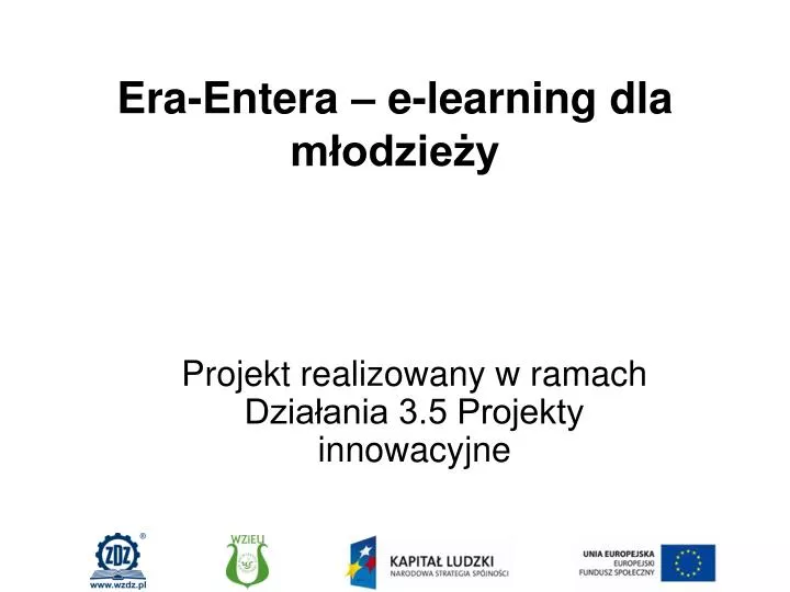 era entera e learning dla m odzie y