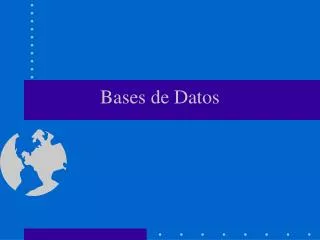 bases de datos