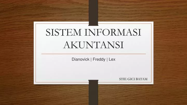 sistem informasi akuntansi