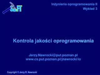 kontrola jako ci oprogramowania