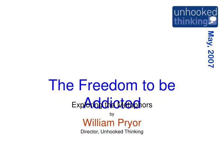 the freedom to be addicted