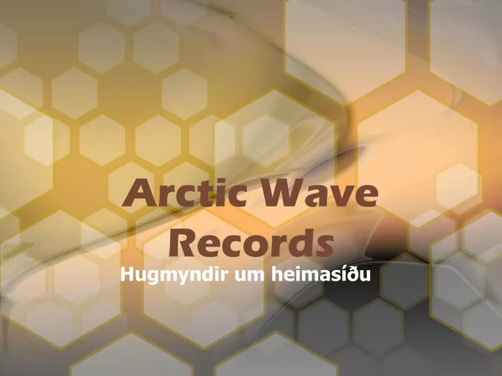 arctic wave records