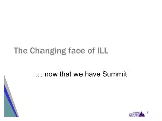 The Changing face of ILL