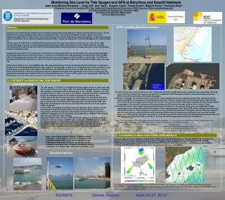 Monitoring Sea Level by Tide Gauges and GPS at Barcelona and Estartit Harbours