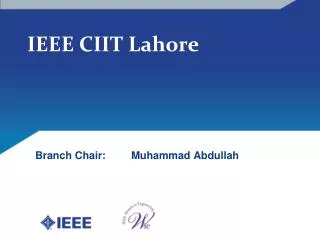 IEEE CIIT Lahore
