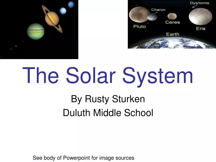 the solar system