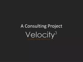 A Consulting Project