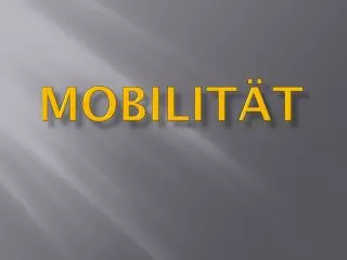 mobilit t