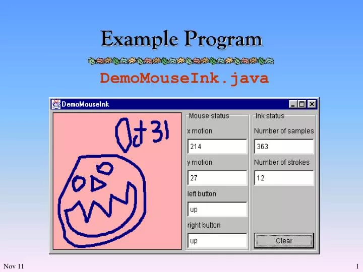 example program