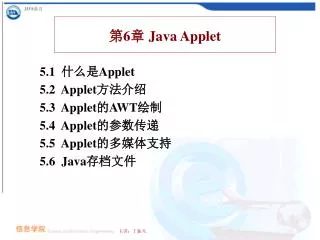 ? 6 ? Java Applet