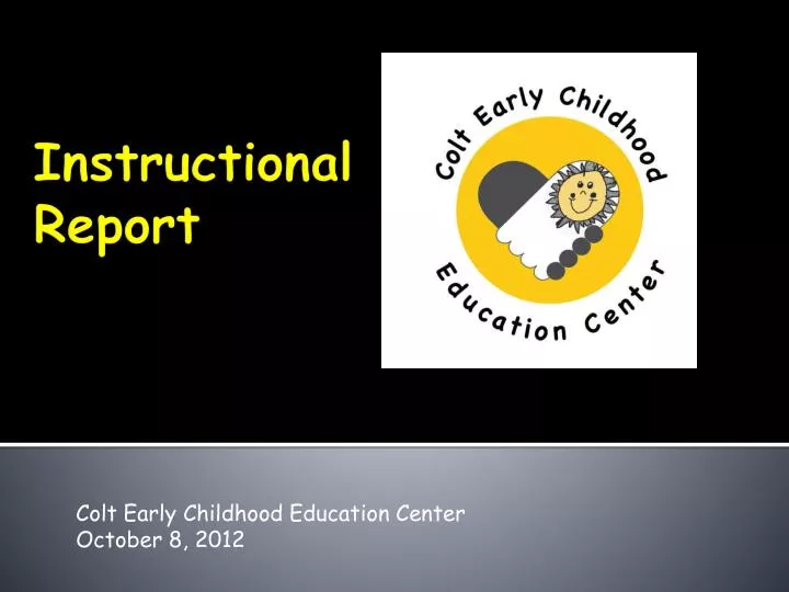 colt early childhood education center october 8 2012