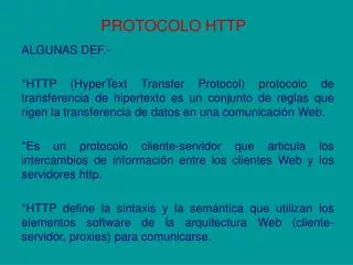 protocolo http