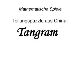 tangram