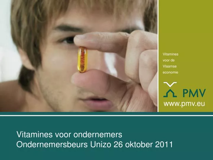 vitamines voor ondernemers ondernemersbeurs unizo 26 oktober 2011