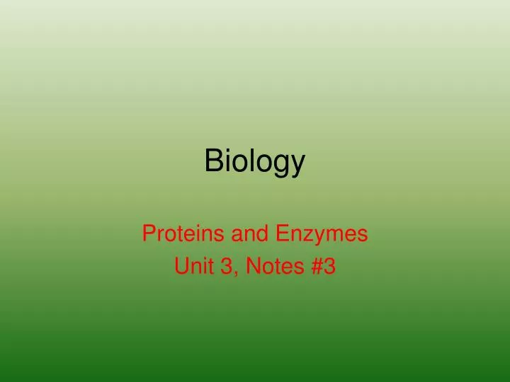 PPT - Biology PowerPoint Presentation, Free Download - ID:4147487