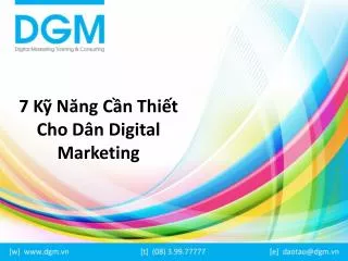 7 k n ng c n thi t cho d n digital marketing