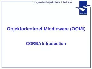 Objektorienteret Middleware (OOMI)