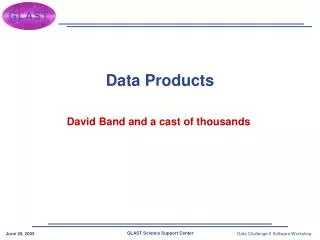 Data Products