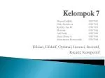 Kelompok 7 - slide 1