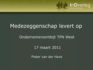 medezeggenschap levert op