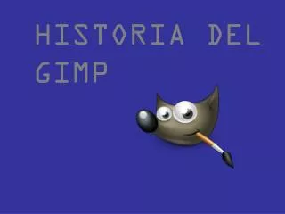 historia del gimp