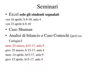 seminari
