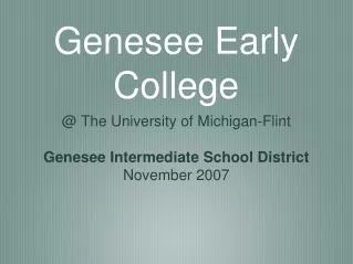Genesee Early College